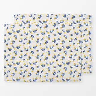 Tischset Muster Folkart Blumen