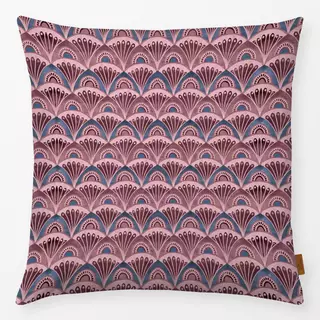 Kissen Art Deco rosa blue