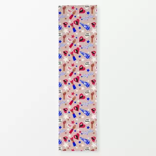 Tischläufer Empowerment Sticker beige