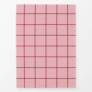 Geschirrtücher Love Karo rosa weinrot
