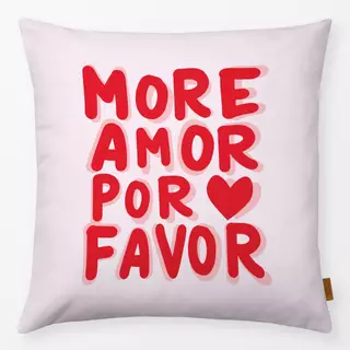 Kissen More Amor Por Favor rojo