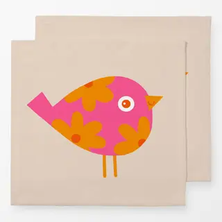 Servietten Flowerbird