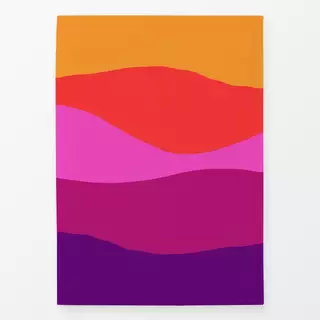 Geschirrtuch Colorful Waves 1