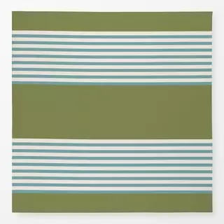 Tischdecke Maritimer Streifen Grün