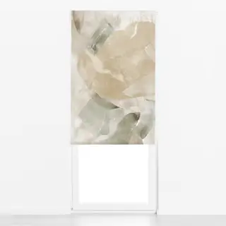 Raffrollo Earthy abstract strokes 2