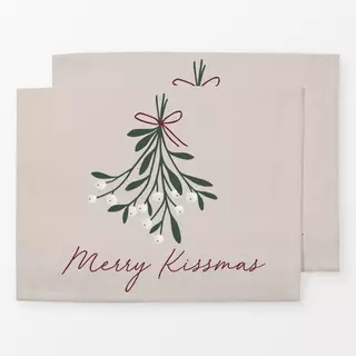 Tischset Merry Kissmas Mistletoe