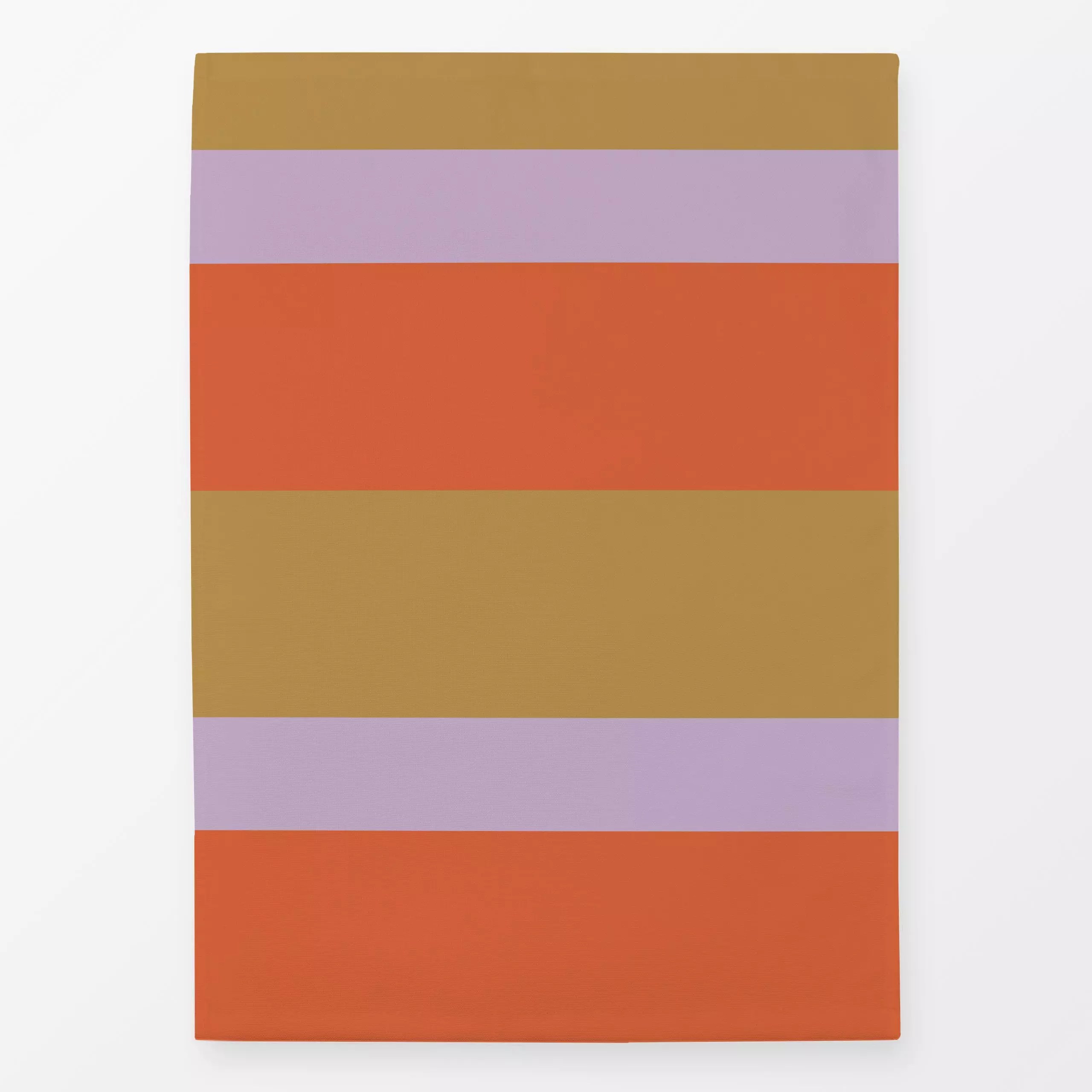 Geschirrtücher HAPPY Stripes horizontal - Symbole & Muster - von „Julia Schumacher"; Streifen, Gardinen, rot, ocker, Happy, ...