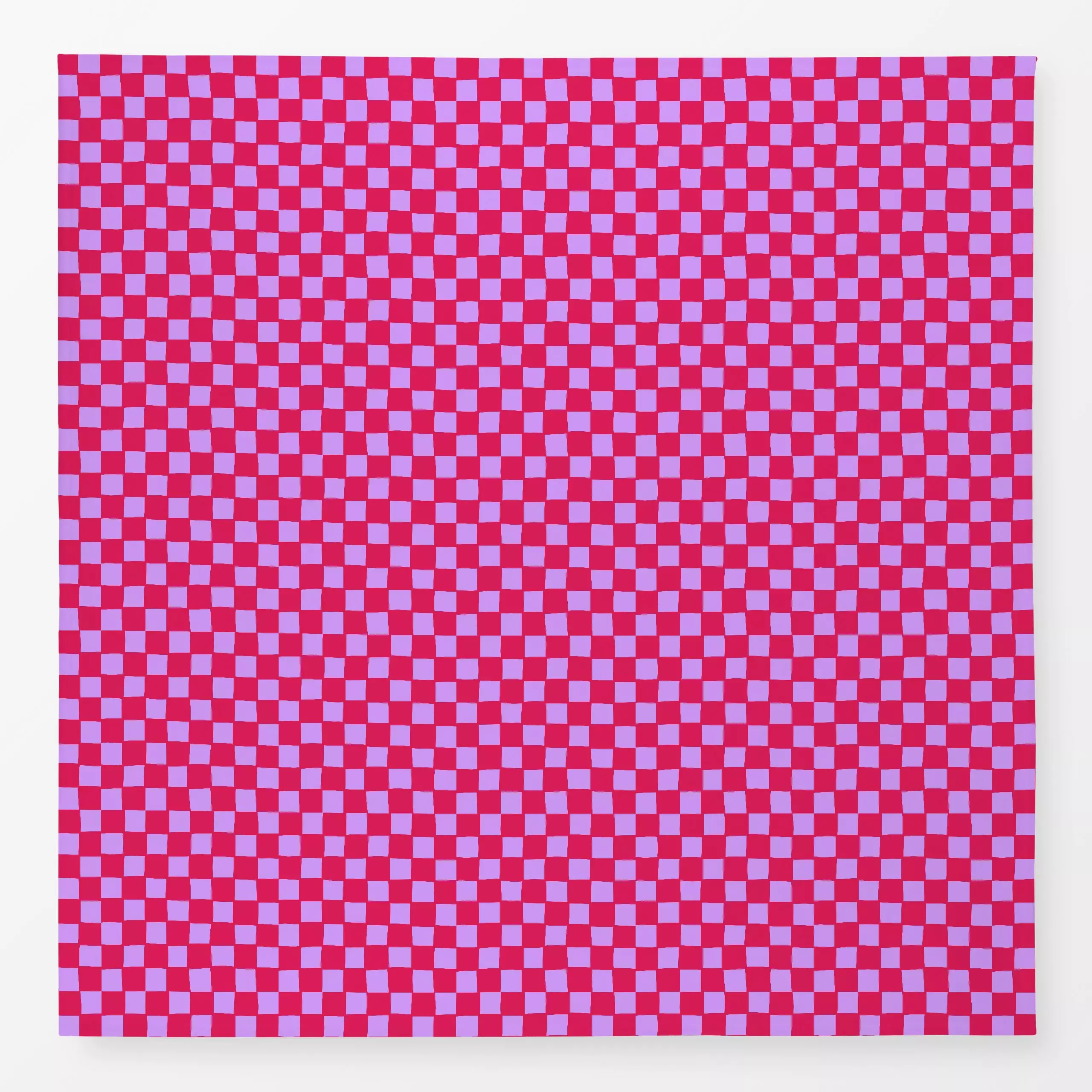 Tischdecke Karo Liebe rot flieder, gemustert, von Resi Colter x Ursula Tücks