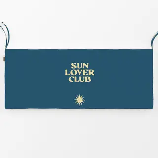 Bankauflage Sun Lover Club Wendemotiv