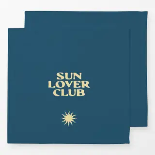 Servietten Sun Lover Club Wendemotiv