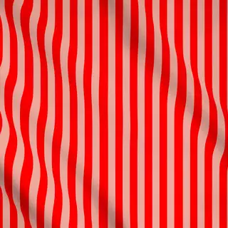 Meterware Stripes Christmas rot