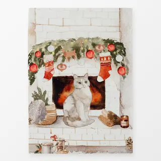 Geschirrtücher Cozy Weihnachten Mit Katze