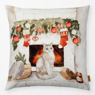 Kissen Cozy Weihnachten Mit Katze