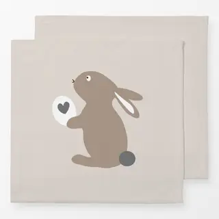 Servietten Osterhase Mit Ei
