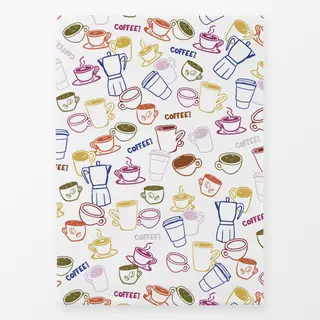 Geschirrtücher Coffe Mugs allover