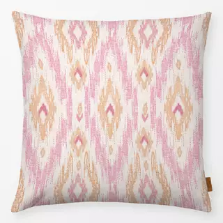 Kissen Boho Ikat Pink Peach