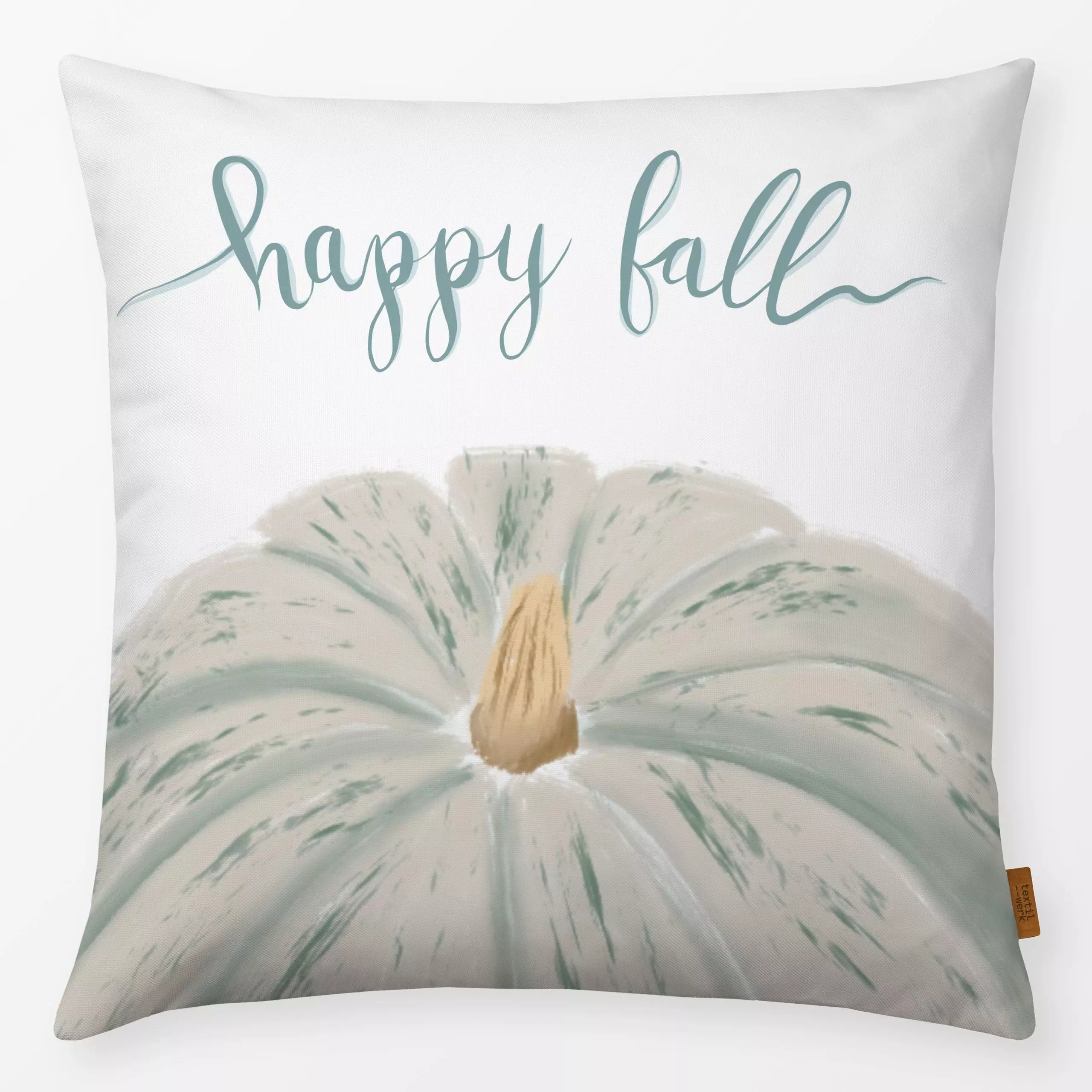 Kissen Happy Fall - Herbst - von „Monor Design"; Herbst, Holidays, fall, Pumpkin, Pumpkinspice
