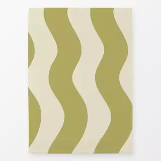 Geschirrtücher Wellen green