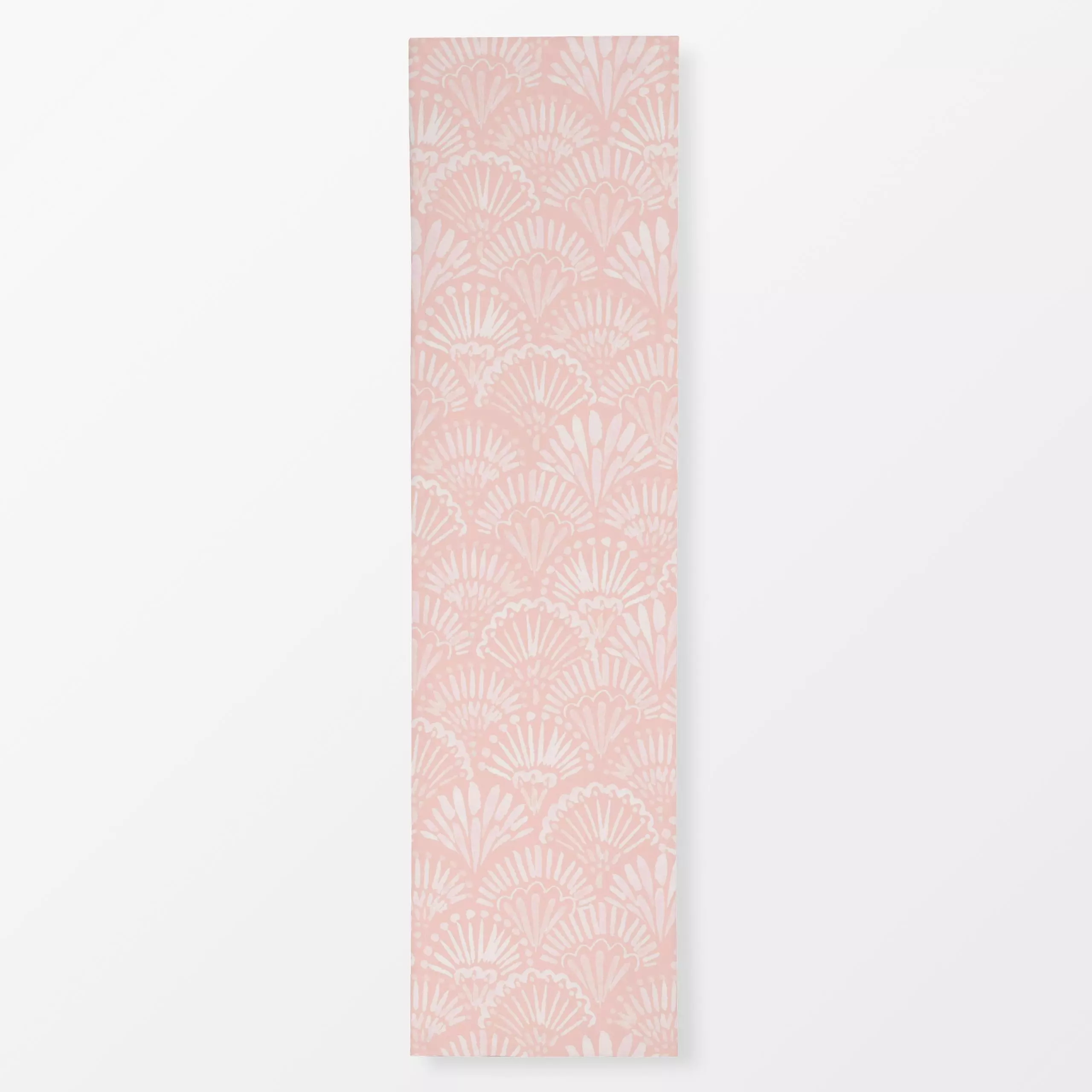 Tischläufer evolve scallop-rosa - Symbole & Muster - von „youdesignme"; Aquarell, abstrakt, skandinavisch, Scandinavian, lan...