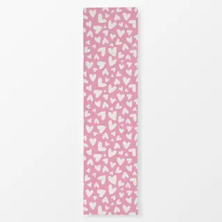 Tischläufer Herz Muster - Rosa