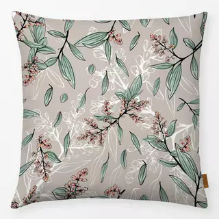 Kissen Blumen und Blätter