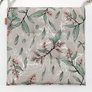 Sitzkissen Blumen und Blätter