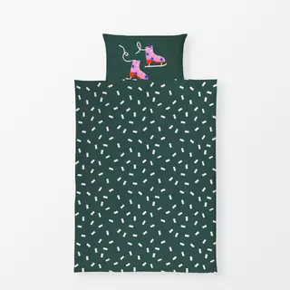 Bettwäsche Schlittschuhe