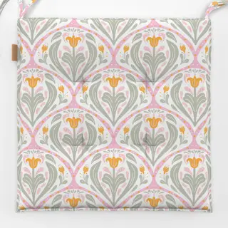 Sitzkissen Gelbe Blumen Elegantes Muster