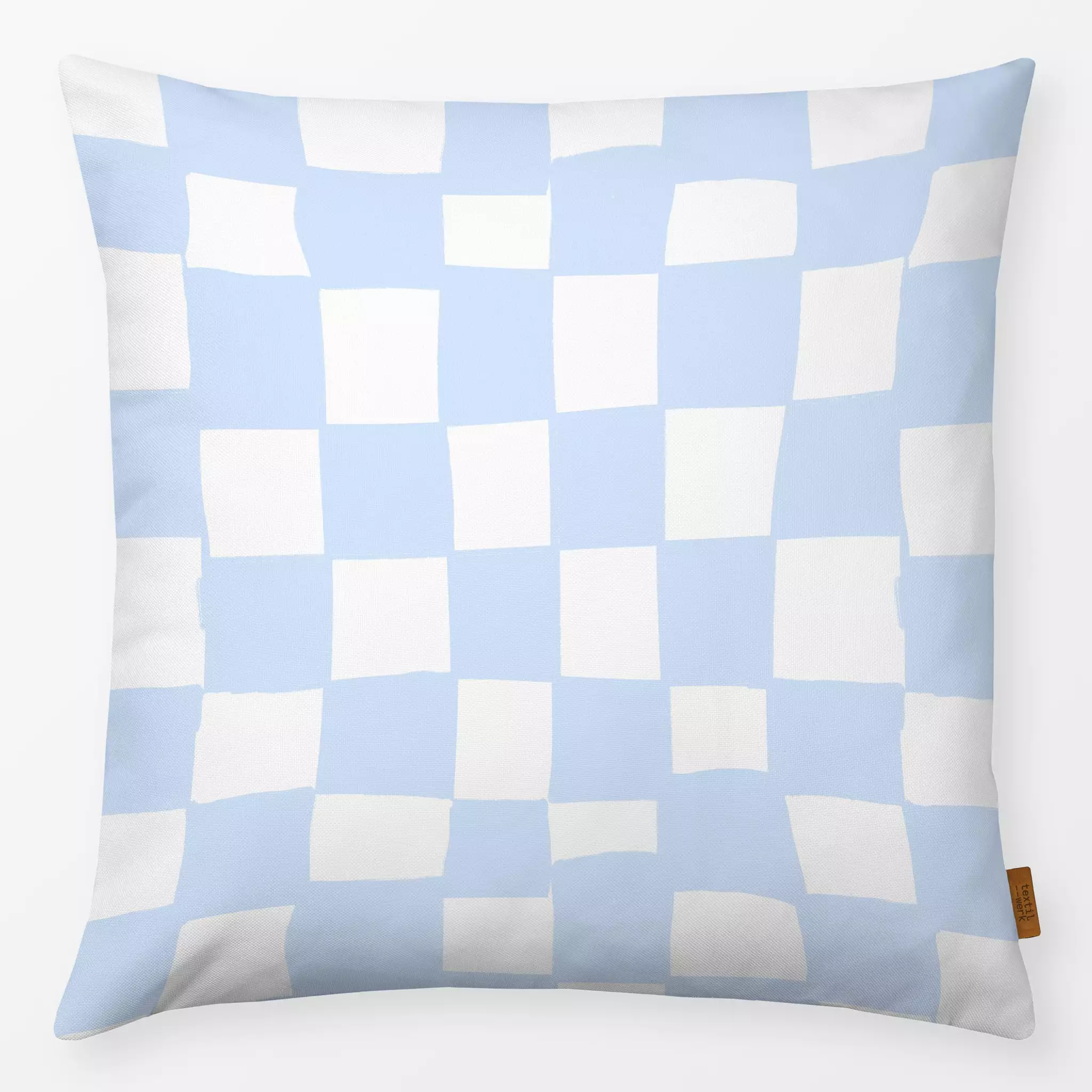 Kissen Kissen Light Blue Check