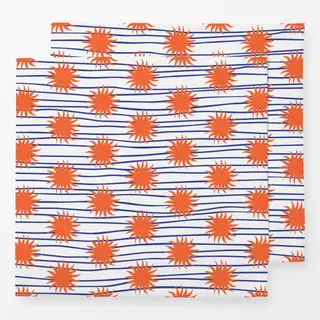 Servietten Sun and Waves