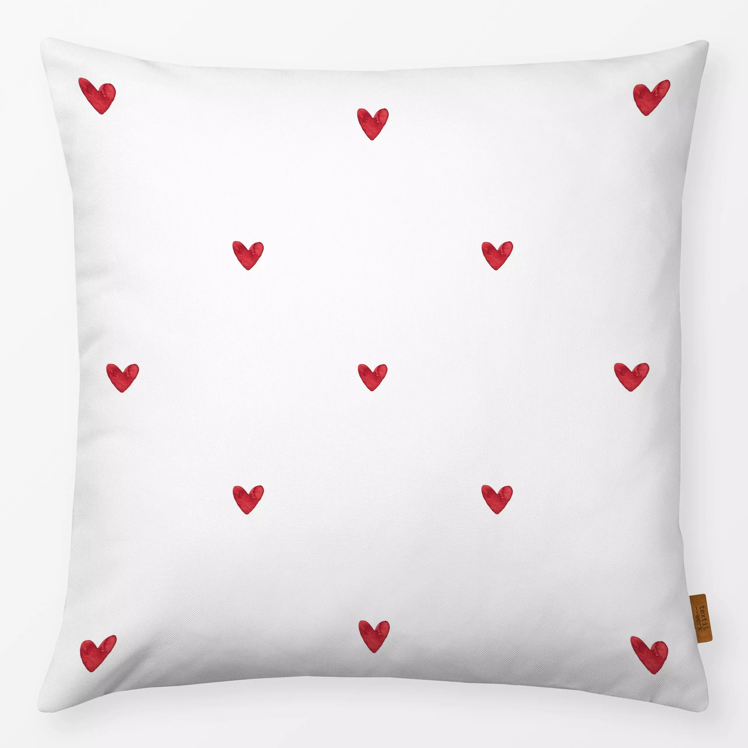 Kissen Paris Herzen - Liebe, Romantik & Pride, Symbole & Muster - von „Lena Yokota"; Muster, Love, Herzen, Paris, Liebe, Hea...