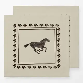Servietten Diamond Horse
