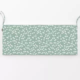 Bankauflage Blumenwiese grün