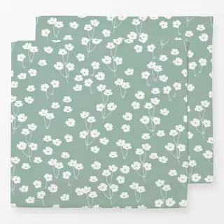 Servietten Blumenwiese grün