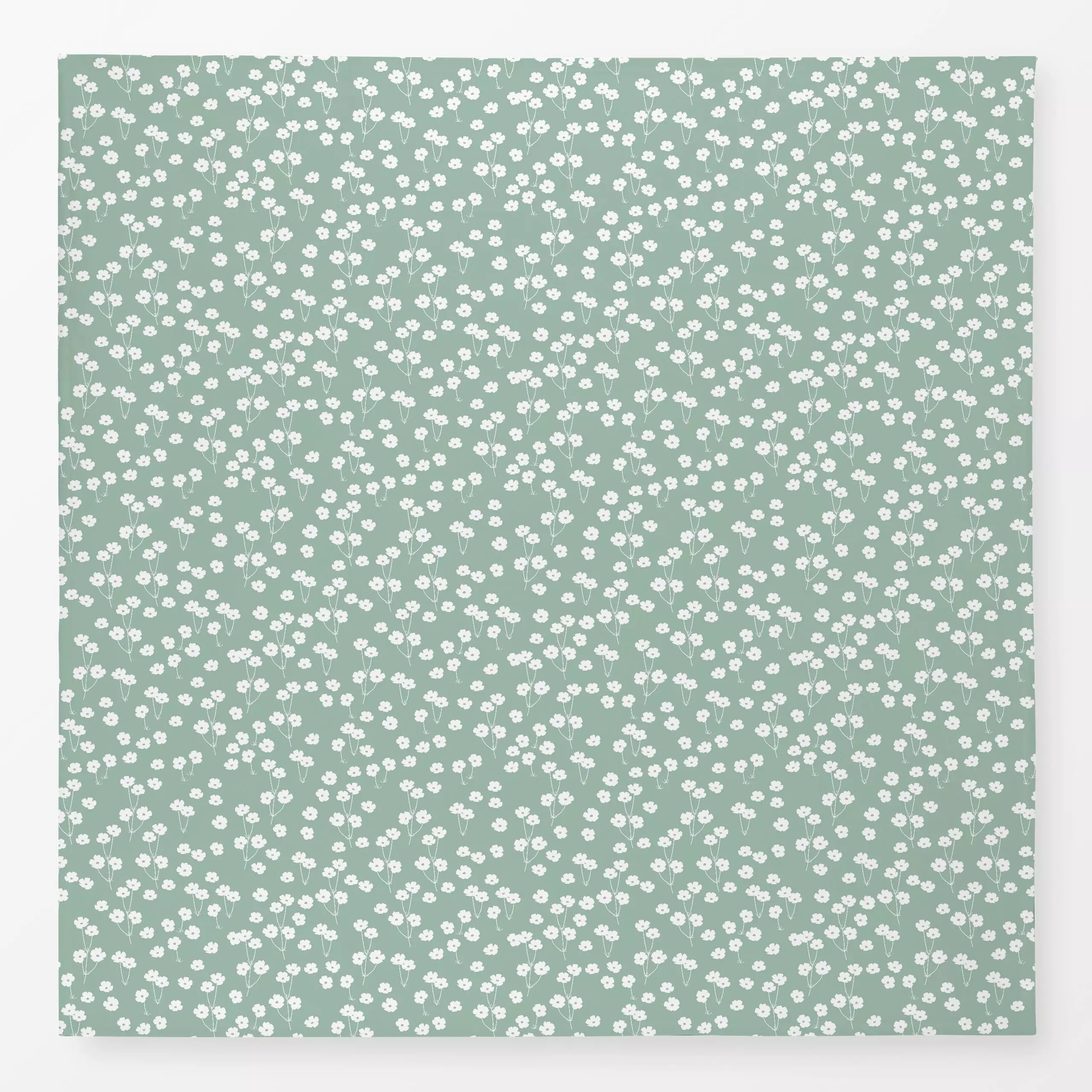 Tischdecke Blumenwiese grün - Blumen & Florales, Symbole & Muster, Pflanzen & Botanik - von „Kantioler Design"; Muster, mini...