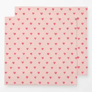 Servietten Herzen rosa pink