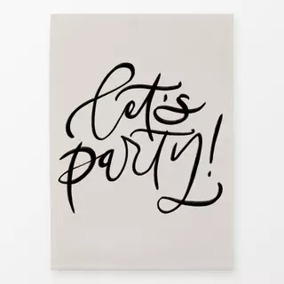 Geschirrtuch Lets' Party