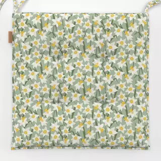 Sitzkissen Narzissen Hellgrün