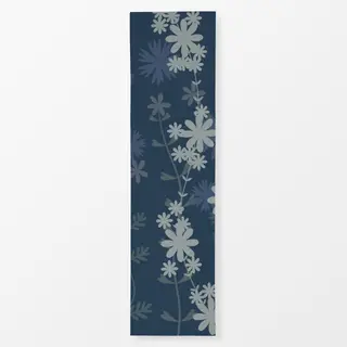 Tischläufer Blumenwiese Blau Midsommar