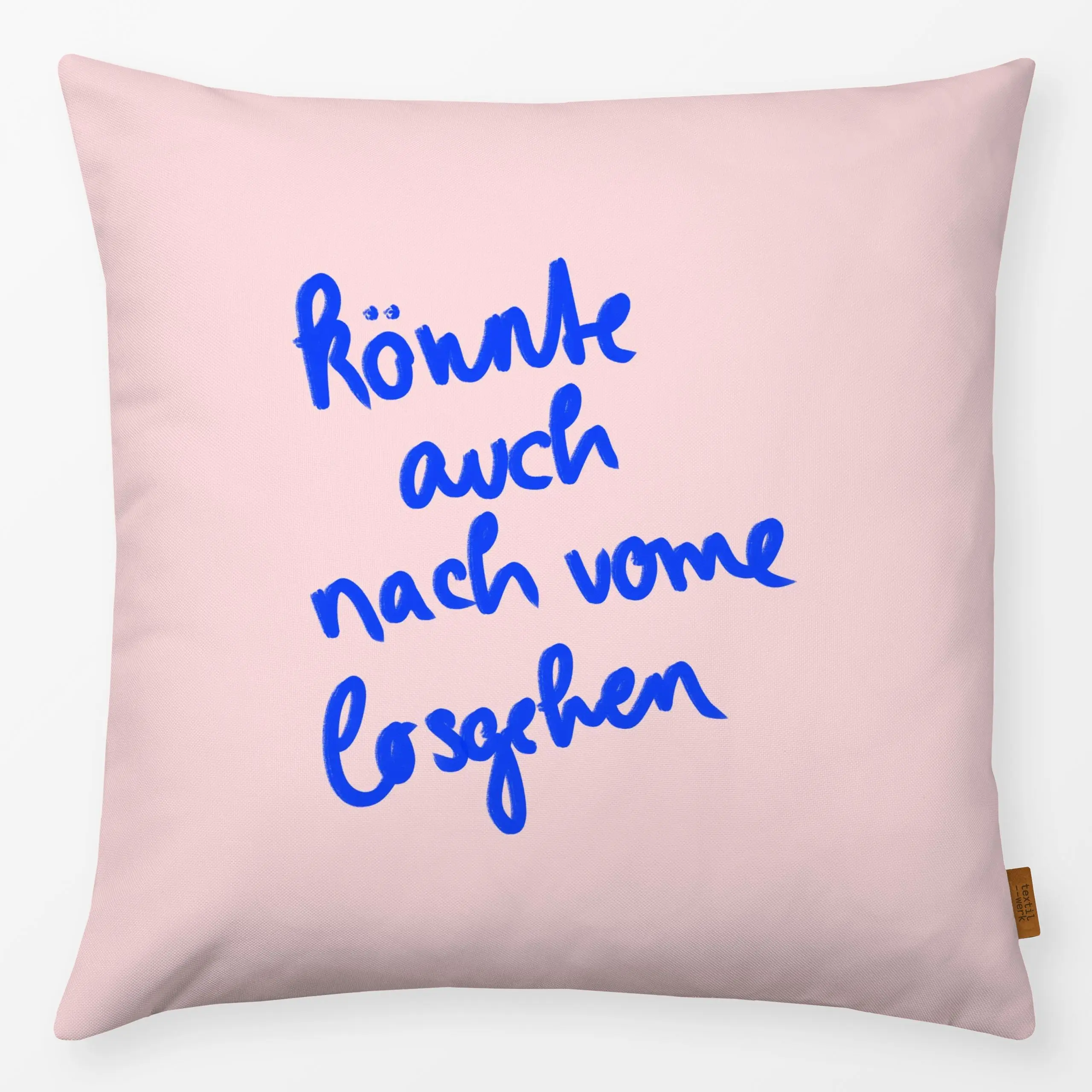 Kissen Nach vorne losgehen - Sprüche & Schriftzüge - von „lena marie design"; Self Love, motivation, affirmation, motivation...
