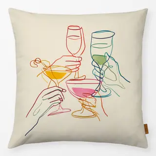 Kissen Cheers-to-eachother