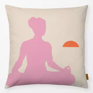 Kissen Me time beige Meditation