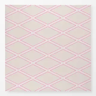 Tischdecke Hamptons Chic - Rauten Pink