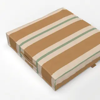 Bodenkissen Stripes Earth Colors