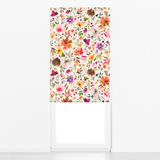 Raffrollo Artistic Boho Herbst Florale