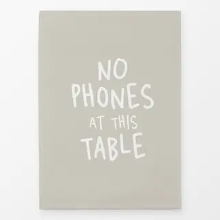 Geschirrtücher Kein Handy Am Tisch Beige