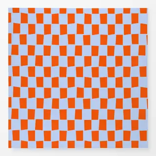 Tischdecke Sunny Orange Karo