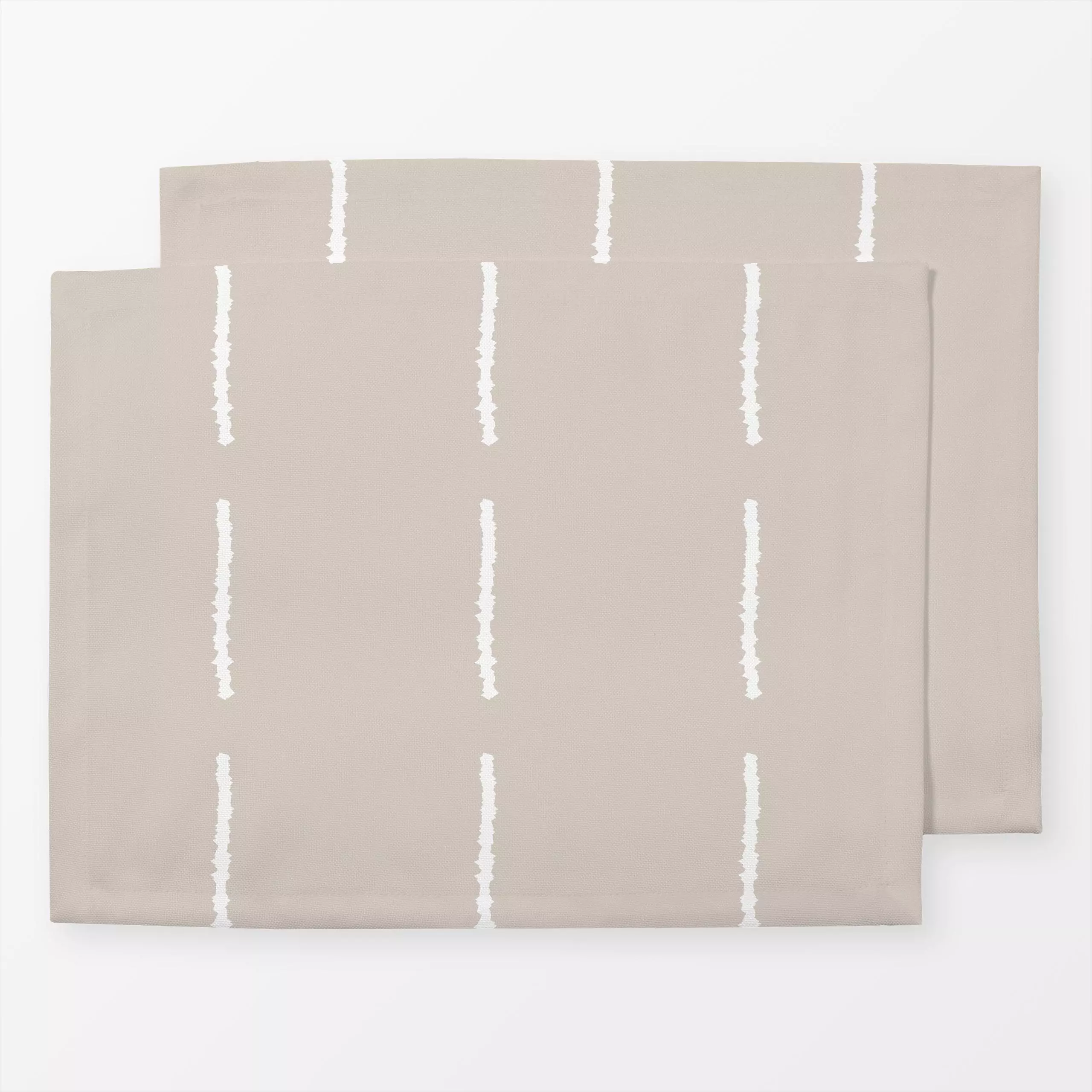 Tischset Line Beige, gemustert, von Sara Maria