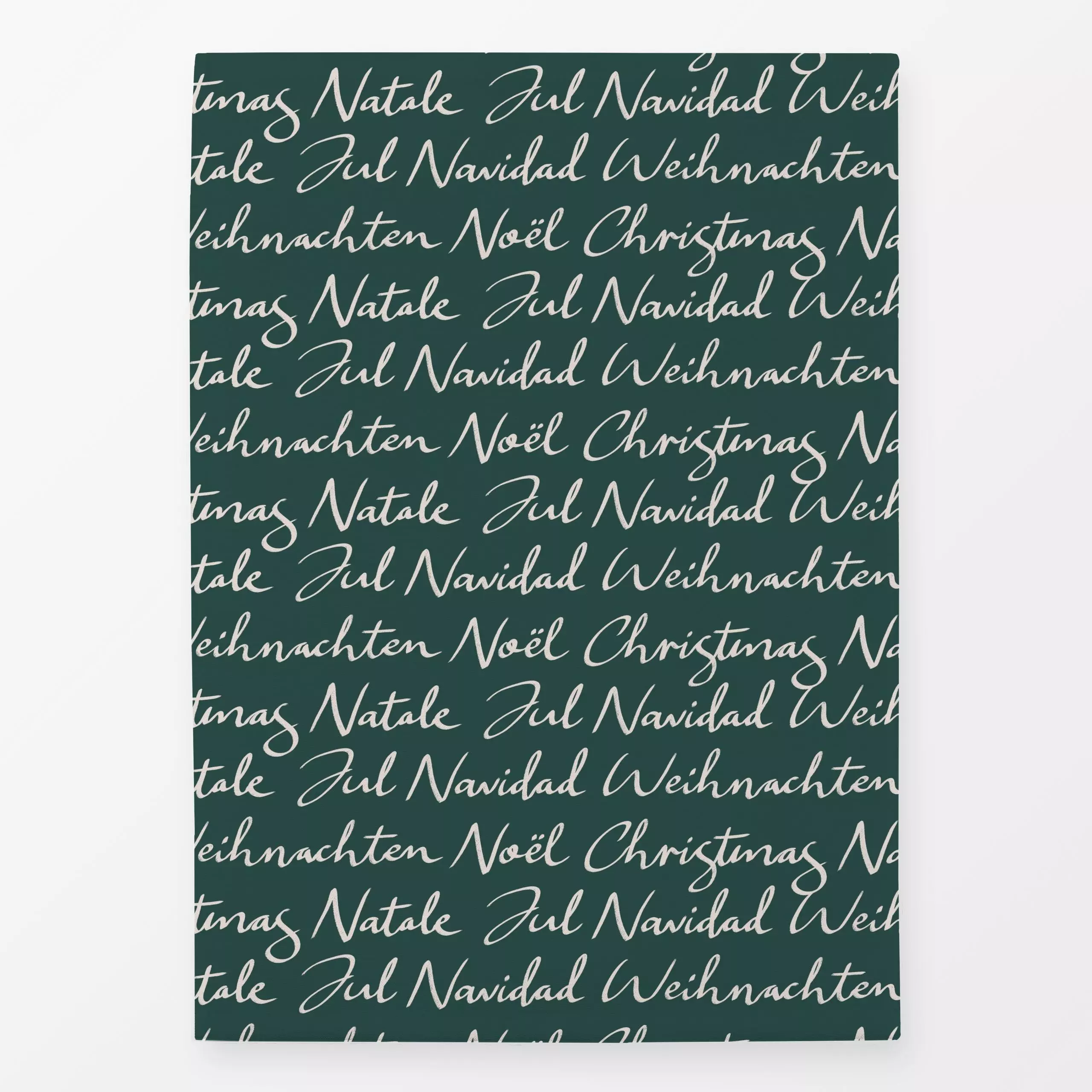 Geschirrtücher Weihnachten Schrift grün - Sprüche & Schriftzüge, Weihnachten - von „Studio Kesse"; Merry Christmas, Weihnach...