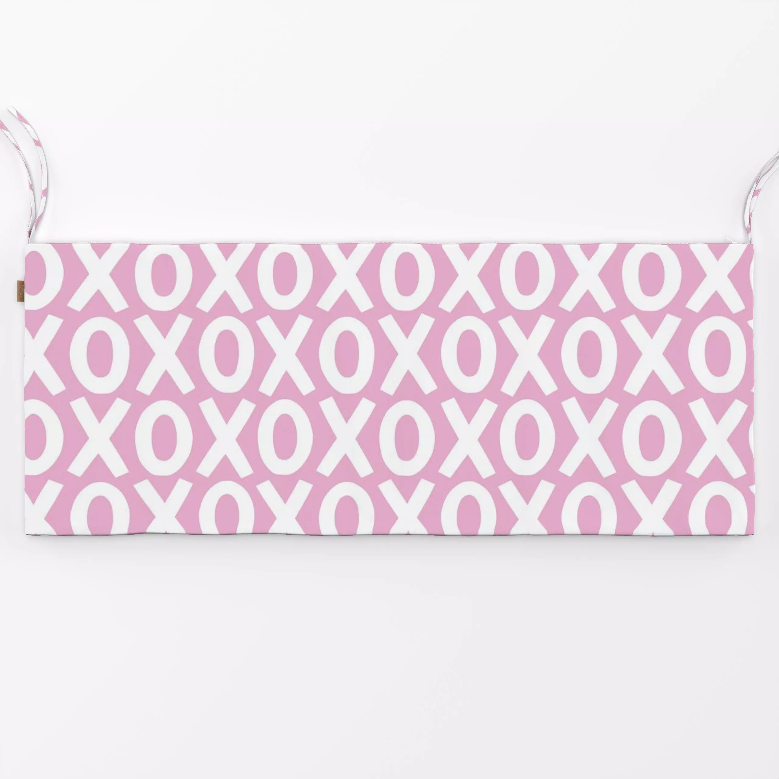 Bankauflage xoxo Valentine Rosa - Frühling, Kinderzimmer & Motive für Kinder, Liebe, Romantik & Pride - von „Vivian Hasencle...